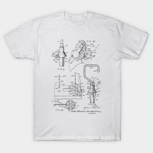 Urinary Drainage System Vintage Patent Hand Drawing T-Shirt